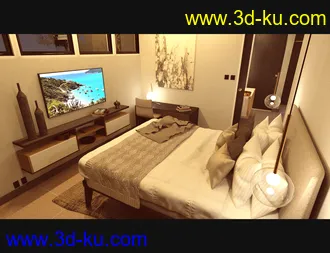 3D打印模型Cecilia House Bed Furniture的图片