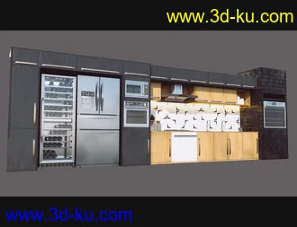 3D打印模型Cecilia House Kitchen Props的图片