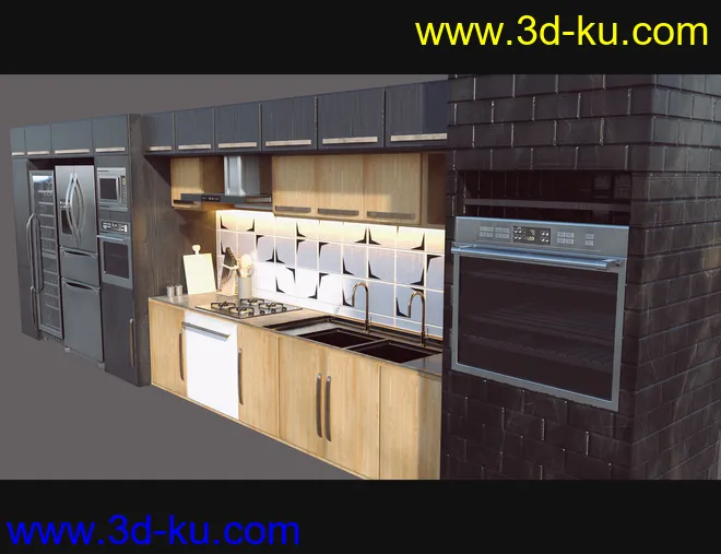 Cecilia House Kitchen Props模型的图片3