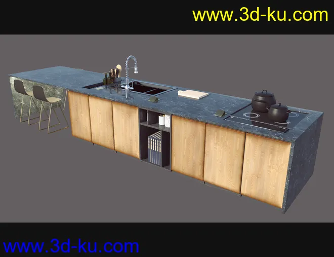 Cecilia House Kitchen Props模型的图片4