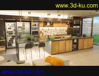 3D打印模型Cecilia House Kitchen Props的图片