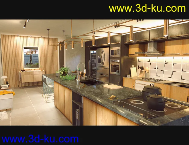 Cecilia House Kitchen Props模型的图片10