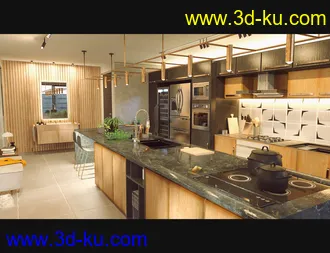 3D打印模型Cecilia House Kitchen Props的图片