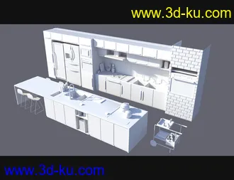 3D打印模型Cecilia House Kitchen Props的图片