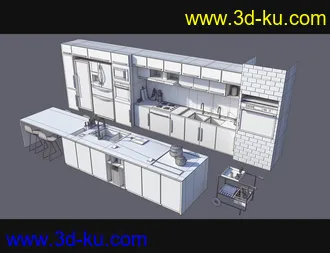 3D打印模型Cecilia House Kitchen Props的图片