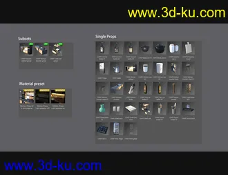 3D打印模型Cecilia House Kitchen Props的图片