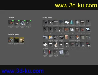 3D打印模型Cecilia House Living Room and Outdoor Furniture的图片