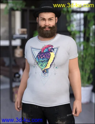 3D打印模型Chase for Genesis 8 and 8.1 Male的图片