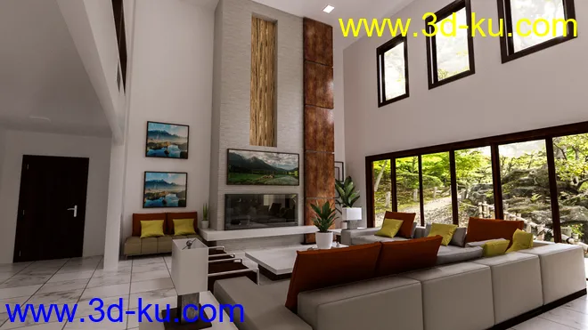 Chef's Kitchen and Living模型的图片4