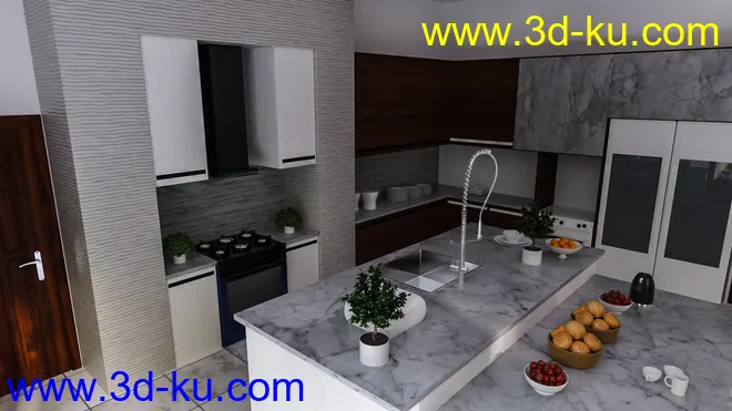 Chef's Kitchen and Living模型的图片6