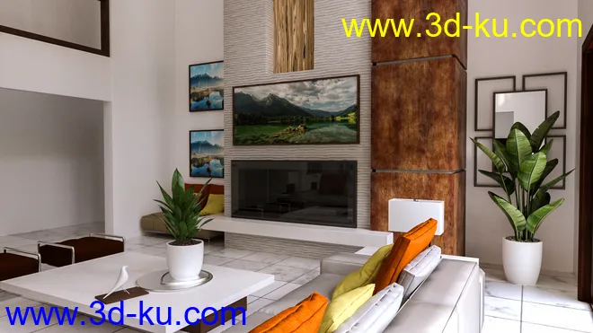 Chef's Kitchen and Living模型的图片7