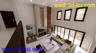 3D打印模型Chef's Kitchen and Living的图片