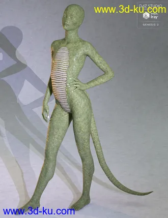 3D打印模型Children of the Serpent Genesis 2 Female(s)的图片