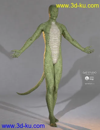 3D打印模型Children of the Serpent Genesis 2 Male(s)的图片