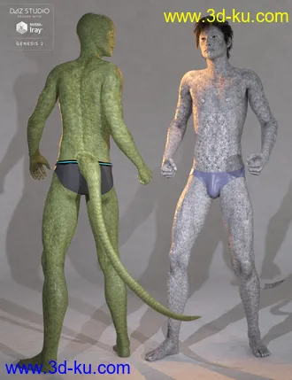 3D打印模型Children of the Serpent Genesis 2 Male(s)的图片