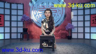 3D打印模型Chinese Studio Set的图片