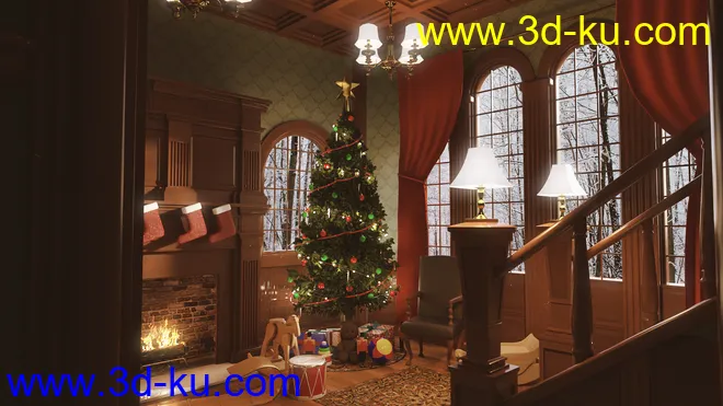 Christmas Room模型的图片2