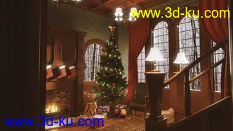3D打印模型Christmas Room的图片