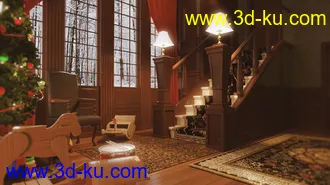 3D打印模型Christmas Room的图片