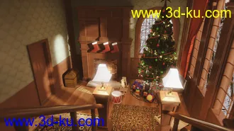 3D打印模型Christmas Room的图片