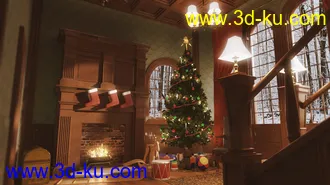 3D打印模型Christmas Room的图片