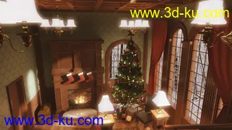 3D打印模型Christmas Room的图片