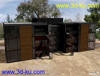 3D打印模型Chroft Apartment Complex的图片