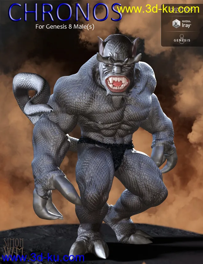 Chronos for Genesis 8 Male(s)模型的图片1