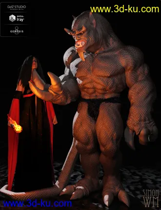 3D打印模型Chronos for Genesis 8 Male(s)的图片