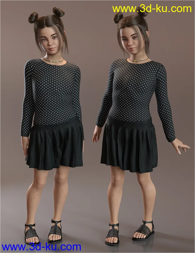 Chrystal Ann for Genesis 8 and Genesis 8.1 Female模型的图片3