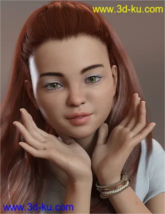 3D打印模型Chrystal Ann for Genesis 8 and Genesis 8.1 Female的图片