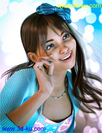 3D打印模型Chrystal Ann for Genesis 8 and Genesis 8.1 Female的图片