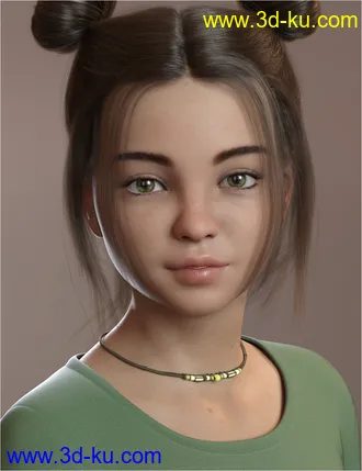 3D打印模型Chrystal Ann for Genesis 8 and Genesis 8.1 Female的图片