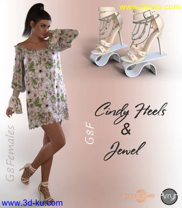 Cindy Heels and Jewel G8F模型的图片1