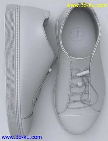 Classic and Walking Shoes for Genesis 8 and 8.1 Males模型的图片10