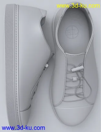 3D打印模型Classic and Walking Shoes for Genesis 8 and 8.1 Males的图片