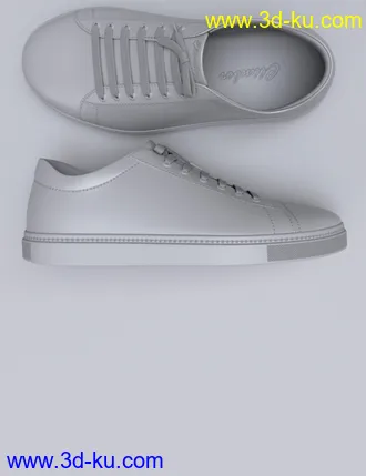 3D打印模型Classic and Walking Shoes for Genesis 8 and 8.1 Males的图片
