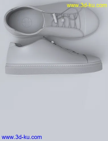 Classic and Walking Shoes for Genesis 8 and 8.1 Males模型的图片14