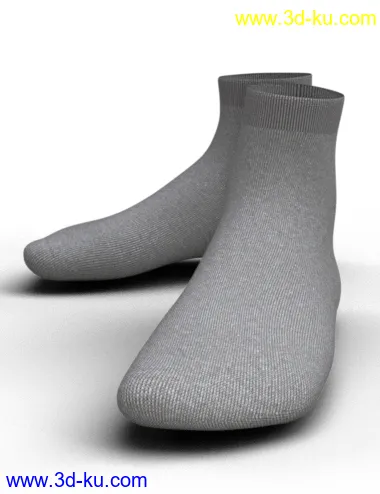 Classic and Walking Shoes for Genesis 8 and 8.1 Males模型的图片15