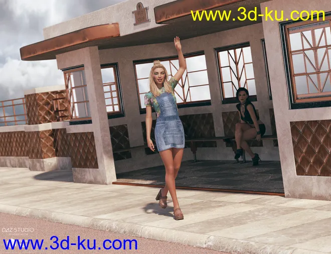 Classy Copper for Deco Bus Stop模型的图片4