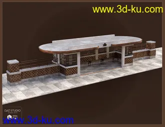 3D打印模型Classy Copper for Deco Bus Stop的图片