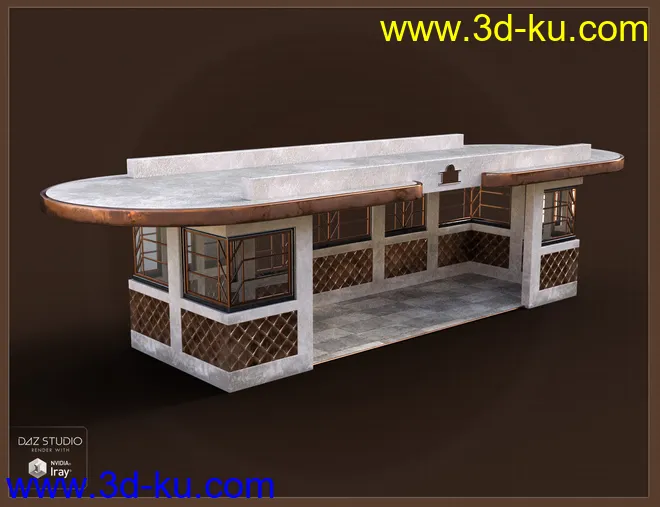 Classy Copper for Deco Bus Stop模型的图片6