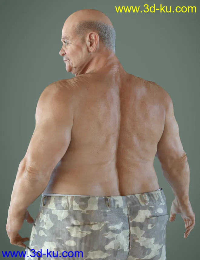 Colonel Kirk HD for Genesis 8.1 Male模型的图片5