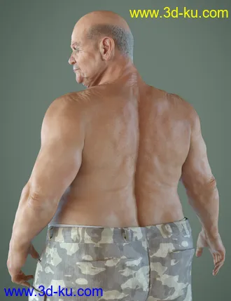 3D打印模型Colonel Kirk HD for Genesis 8.1 Male的图片