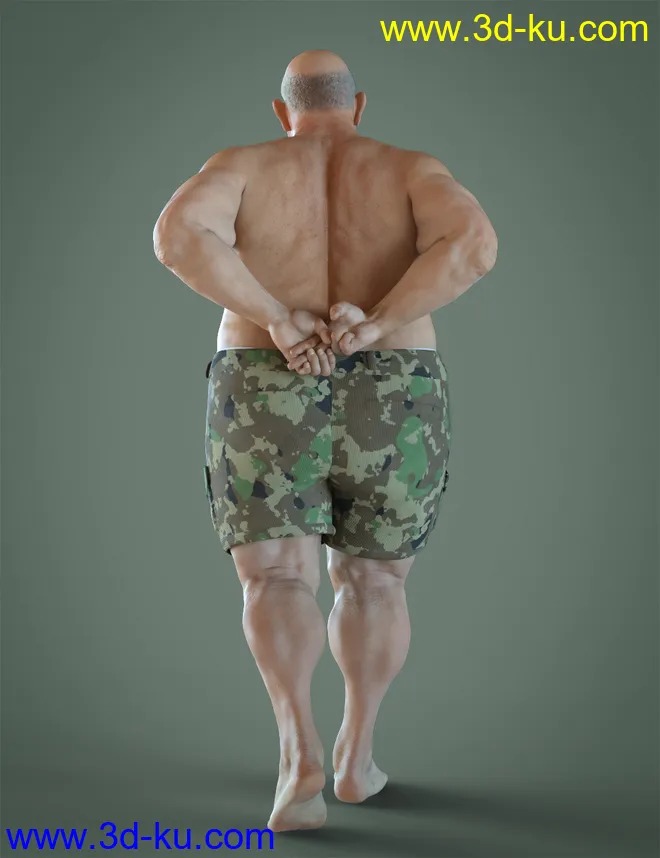 Colonel Kirk HD for Genesis 8.1 Male模型的图片9