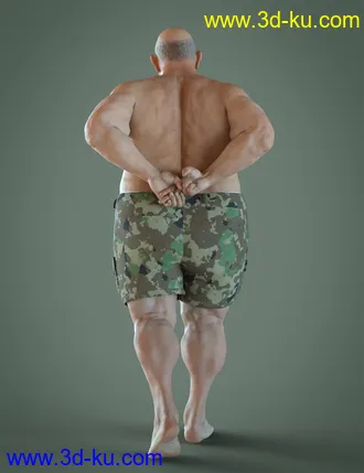 3D打印模型Colonel Kirk HD for Genesis 8.1 Male的图片