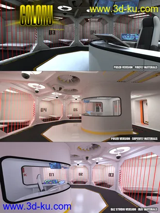 3D打印模型Colony Brig for Poser and DS的图片
