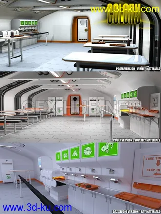 3D打印模型Colony MH Block for Poser and DS的图片