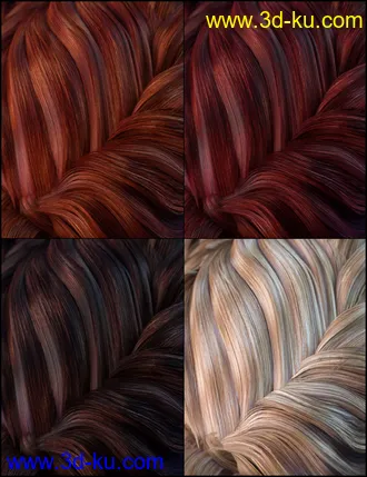3D打印模型Colors for Augusta Hair的图片