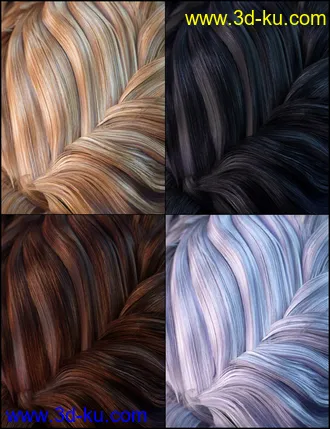 3D打印模型Colors for Augusta Hair的图片